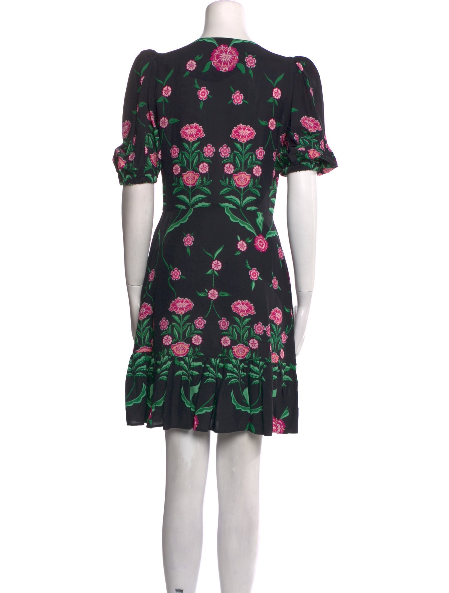 La DoubleJ Floral Print Mini Dress